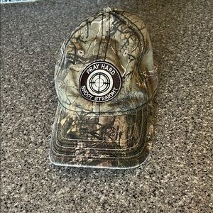 Realtree American Flag Brim Hunting Camouflage Cap adjustable